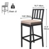 Outdoor Bar Stools Set of 2