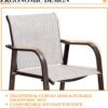 Outdoor Bar Stools Set of 2