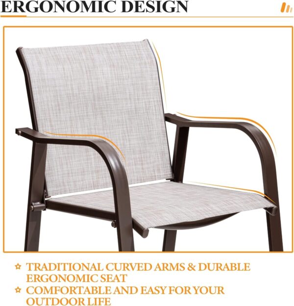 Outdoor Bar Stools Set of 2