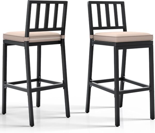 Outdoor Bar Stools Set of 2