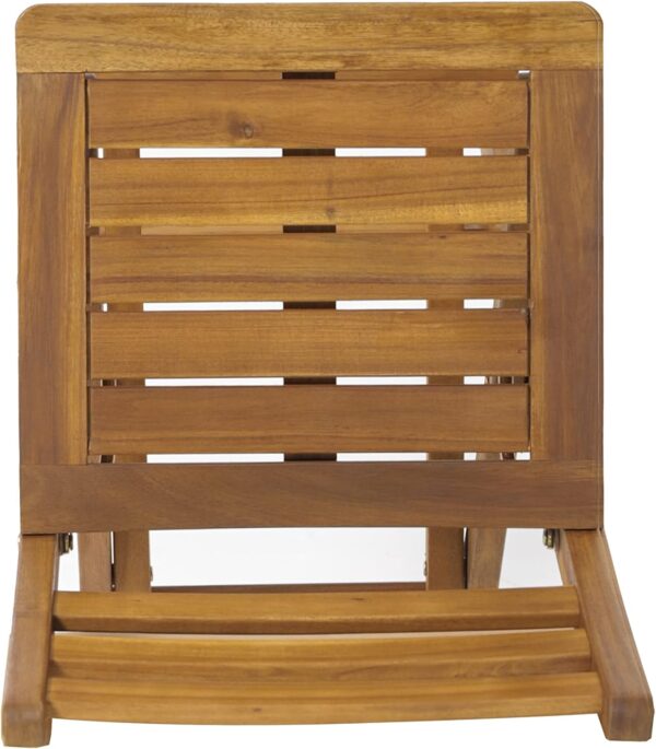 Tundra Outdoor Foldable Wood Barstool Set