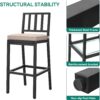 Outdoor Bar Stools Set of 2