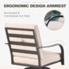 Outdoor Swivel Bar Stools Set of 2