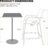 Outdoor Bar Stools Set of 2