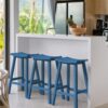 71ZD3NO26uL._AC_SL1500_.jpg 2 Set 29" Outdoor Bar Stools Heavy Duty HDPE Outdoor Stools Weatherproof
