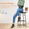 Industrial Bar Stools Set of 2