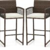 Patio Bar Stools Set of 4