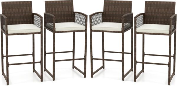 Patio Bar Stools Set of 4