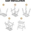 71w3iWuQKYL._AC_SL1500_.jpg 2 Set 29" Outdoor Bar Stools Heavy Duty HDPE Outdoor Stools Weatherproof