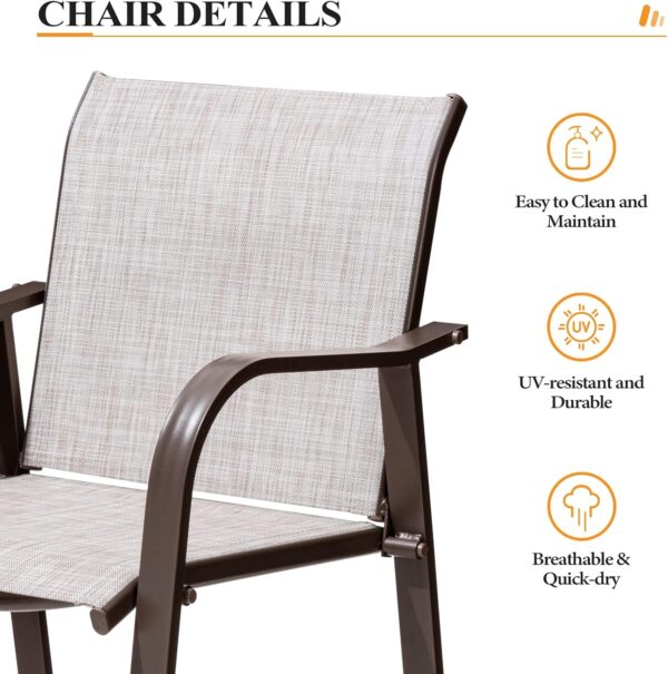 Outdoor Bar Stools Set of 2