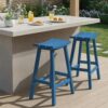 818MIsxITfL._AC_SL1500_.jpg 2 Set 29" Outdoor Bar Stools Heavy Duty HDPE Outdoor Stools Weatherproof