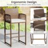 Patio Bar Stools Set of 4