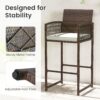 Patio Bar Stools Set of 4