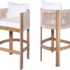 Matera Outdoor Counter Height Bar Stools Set of 2