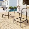 Outdoor Bar Stools Set of 2