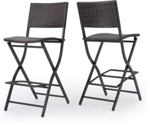 81LW9mJWUYL._AC_SL1500_.jpg Margarita Outdoor Wicker Barstools