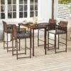 Patio Bar Stools Set of 4