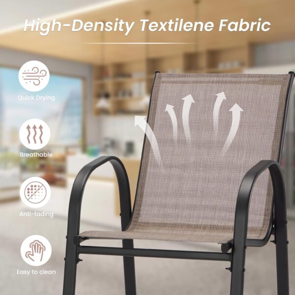 Outdoor Bar Height Stools Set of 4