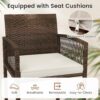 Patio Bar Stools Set of 4