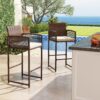 Patio Bar Stools Set of 4