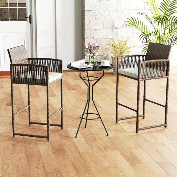 Patio Bar Stools Set of 4