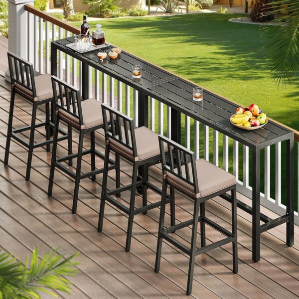 Outdoor Bar Stools Set of 2