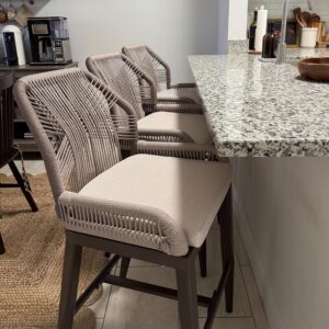 91YiLdNDQcL._AC_SL1500_.jpg Patio Bar Stool Counter Height Set of 2 Outdoor Rattan Chairs