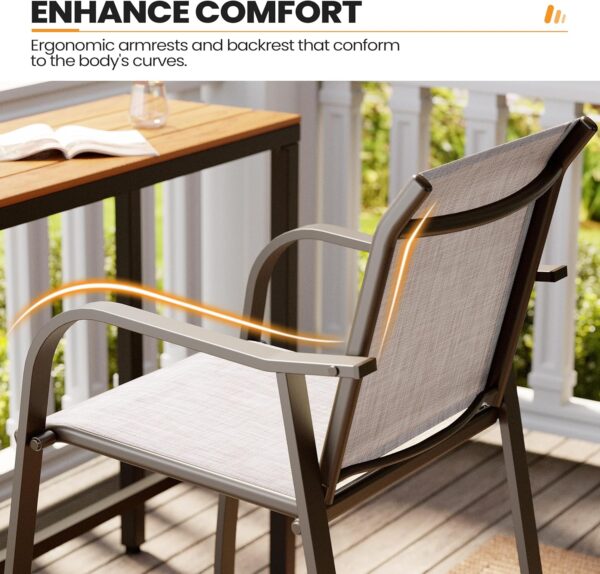 Outdoor Bar Stools Set of 2